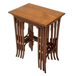 Vienna Secession Bentwood Nesting Tables by Michael Thonet for Thonet, 1900s